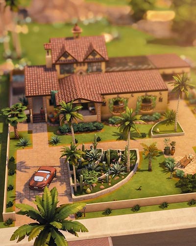The Sims 4 Oasis Springs Desert Home